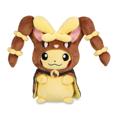 Officiële Pokemon center knuffel pikachu cosplay mega Lopunny +/- 22CM